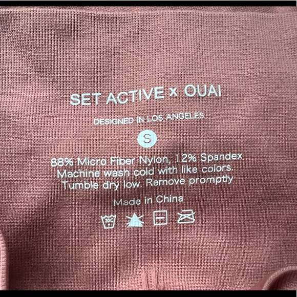 Set Active x OUAI Melrose Place Sculptflex Leggings - Picture 8 of 8